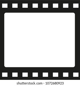 Film strip frame vector