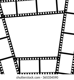 Film strip frame. Vector illustration