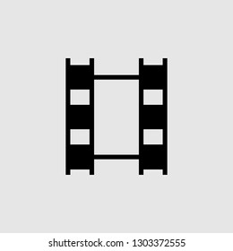 Film strip icon. Element of Theatre icon for mobile concept and web apps. Detailed Film strip icon can be used for web and mobile