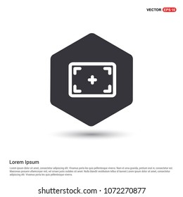 Film strip icon Hexa White Background icon template