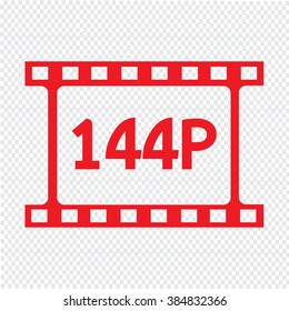 film strip icon Illustration design