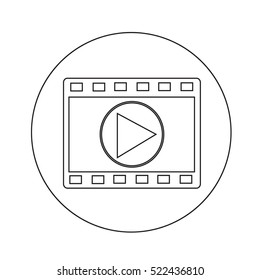 Film Strip Icon illustration design