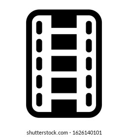 film strip icon or logo isolated sign symbol vector illustration - high quality black style vector icons
