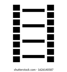 film strip icon or logo isolated sign symbol vector illustration - high quality black style vector icons
