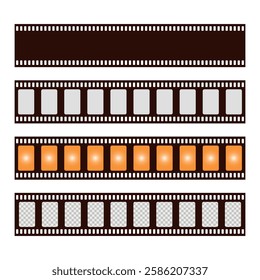 film strip icon, movie reel, cinema symbol