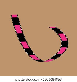 Film Strip icon. Movies Flim background with Flim roll. 