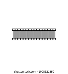 film strip icon set vector sign symbol