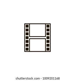 film strip icon. sign design