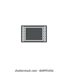 film strip icon. sign design