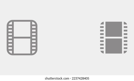 Film strip icon sign vector,Symbol, logo illustration for web and mobile