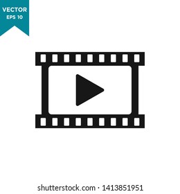 film strip icon in trendy flat design