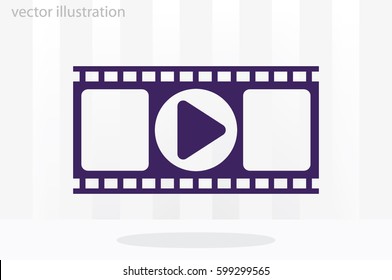 film strip icon vector EPS 10