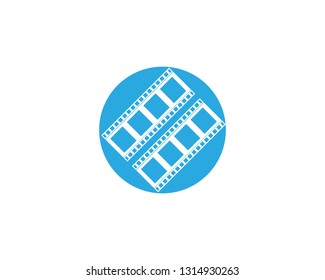 film strip icon vector illustration template design