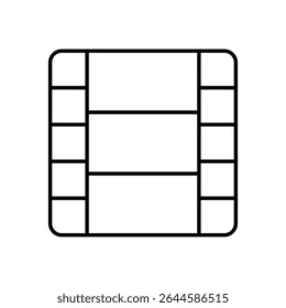 Film Strip Icon vector stock illustration