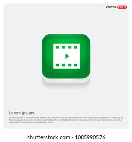 Film strip iconGreen Web Button