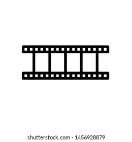 Film strip icon,vector illustration. Flat design style. vector film strip icon illustration isolated on White background, film strip icon Eps10. film strip icons graphic design vector symbols.