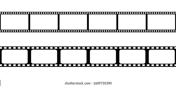 Film strip isolated vector icon. 