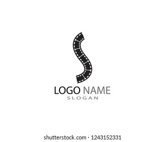 Film strip logo template