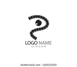 Film strip logo template