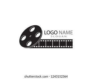 Film Strip Logo Template