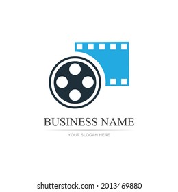film strip Logo Template vector illustration design