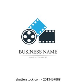 film strip Logo Template vector illustration design