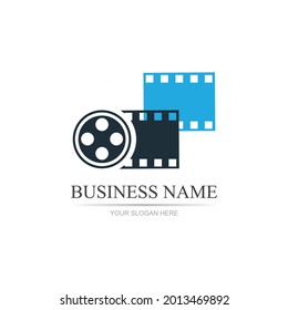 film strip Logo Template vector illustration design