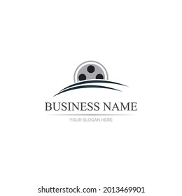 film strip Logo Template vector illustration design