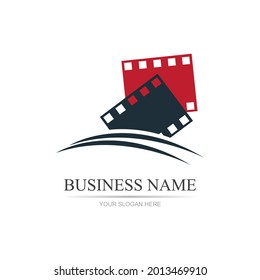 film strip Logo Template vector illustration design