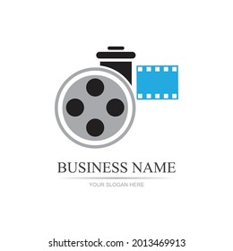 film strip Logo Template vector illustration design