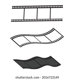 film strip Logo Template vector illustration design