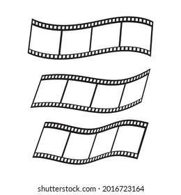 film strip Logo Template vector illustration design