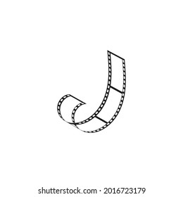 film strip Logo Template vector illustration design
