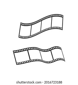 diseño de ilustración vectorial de plantilla de tiras de película