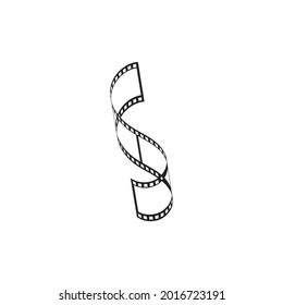 film strip Logo Template vector illustration design