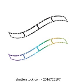 film strip Logo Template vector illustration design
