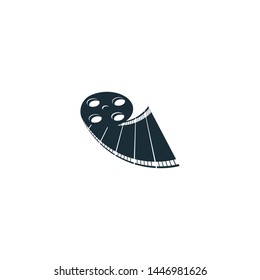Film strip movie reel illustration design