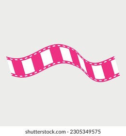 Film strip photo movie negative icon vector image. Film strip movie cinema icon graphic vector image