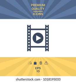 Film strip with play