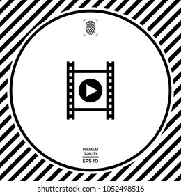 Film strip with play