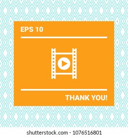 Film strip with play