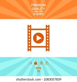 Film strip with play