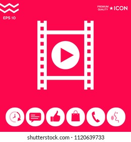 Film strip with play