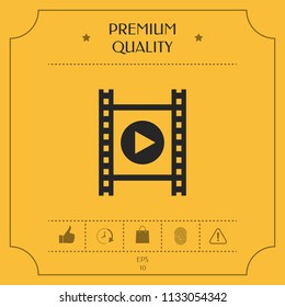 Film strip with play