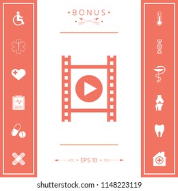 Film strip with play