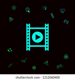 Film strip with play
