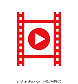 Film strip with play