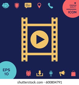 Film strip with play