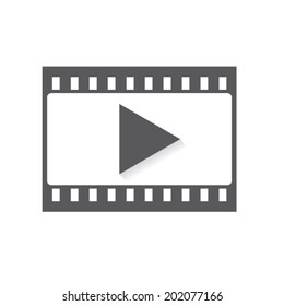 film strip with play icon