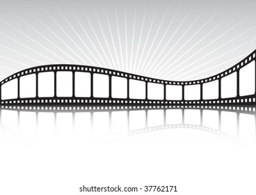 Film strip and rays